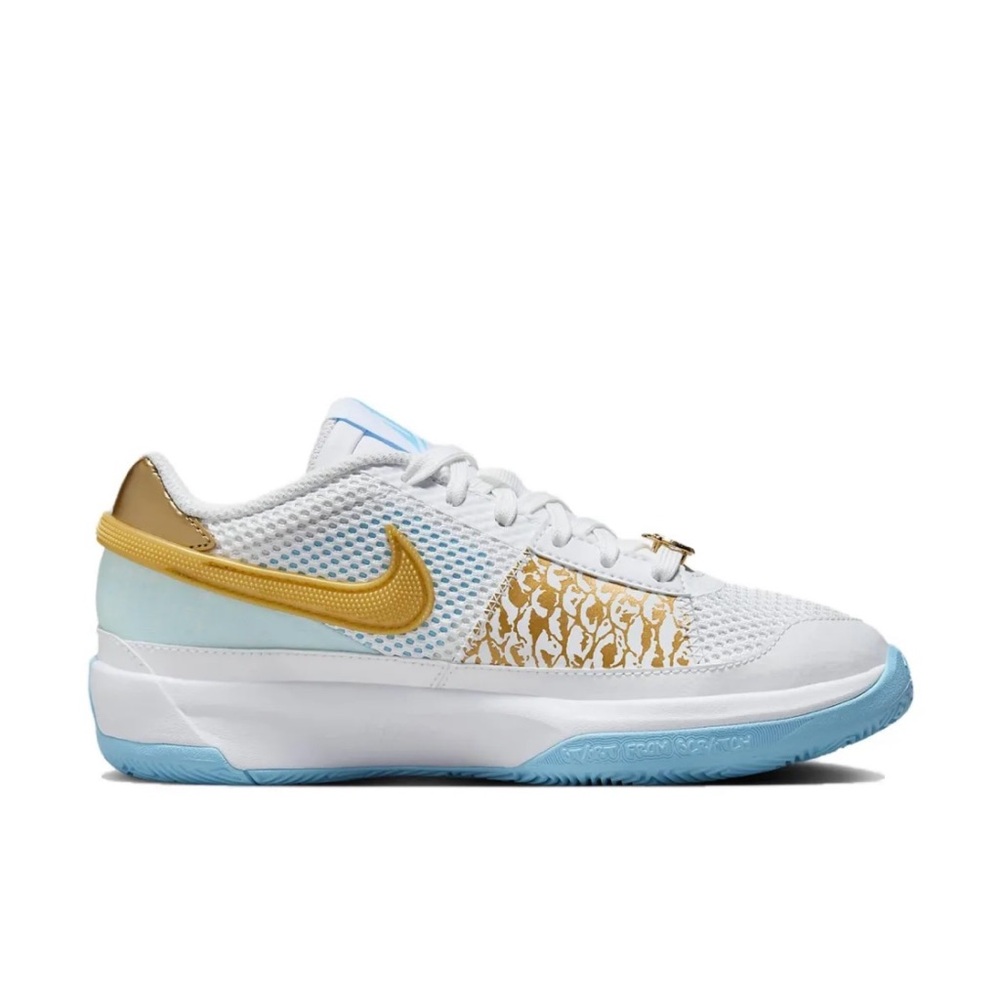 Nike Ja 1 Chinese New Year- Dragon Basketball Shoes FZ8327-103 White Youth Size - Picture 4 of 10